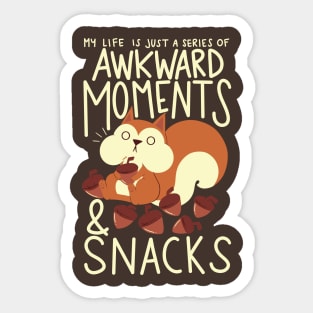 Life in a Nutshell Sticker